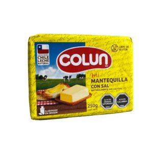 Mantequilla c/sal Colun 250 gr